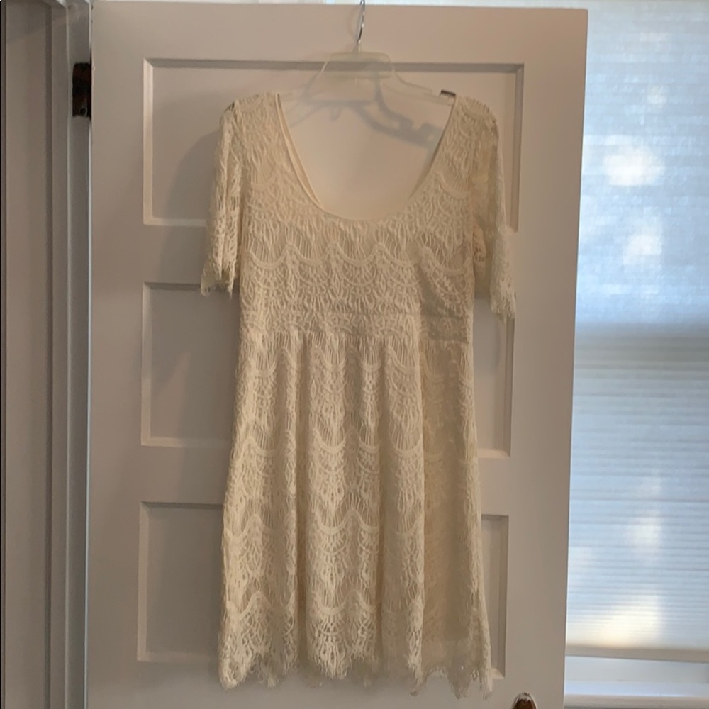 Intricate lace urban outfitters dress